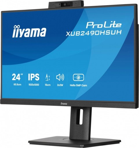 Monitor 24 cale XUB2490HSUH-B2 IPS,FHD,CAM,MIC,HDMI,DP Monitor 24 cale XUB2490HSUH-B2 IPS,FHD,CAM,MIC,HDMI,DP