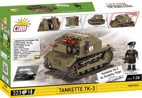 Klocki Tankietka TK-3 323 klocków Klocki Tankietka TK-3 323 klocków