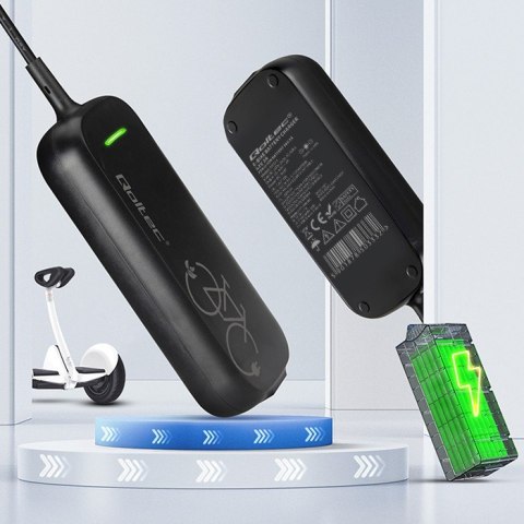 Ładowarka do roweru skutera elektrycznego 36V | 42V | 2A | 5.5*2.5 + wodoodporna + kabel zasilający Ładowarka do roweru skutera elektrycznego 36V | 42V | 2A | 5.5*2.5 + wodoodporna + kabel zasilający
