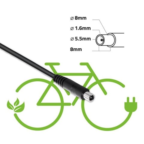 Ładowarka do roweru skutera elektrycznego XIAOMI 36V | 42V | 2A |8.0*.8.0mm+pin | wodoodporna + kabel zasilający Ładowarka do roweru skutera elektrycznego XIAOMI 36V | 42V | 2A |8.0*.8.0mm+pin | wodoodporna + kabel zasilający
