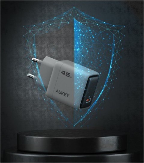 PA-C2 ładowarka sieciowa 1xUSB-C PD 45W 4A QC4+ PD3.0 AFC PPS FCP SCP SSCP PA-C2 ładowarka sieciowa 1xUSB-C PD 45W 4A QC4+ PD3.0 AFC PPS FCP SCP SSCP