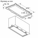 Okap wyspowy DLN78PC60 Serie8 70cm