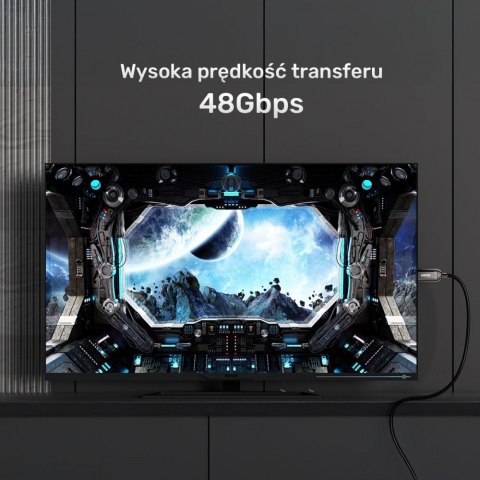 Kabel 0ptyczny HDMI 2.1 AOC 8K 120Hz 15m; C11085GY01-15M Kabel 0ptyczny HDMI 2.1 AOC 8K 120Hz 15m; C11085GY01-15M