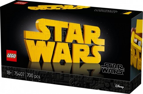 Klocki Star Wars 75407 Logo Star Wars zbudowane z klocków Klocki Star Wars 75407 Logo Star Wars zbudowane z klocków