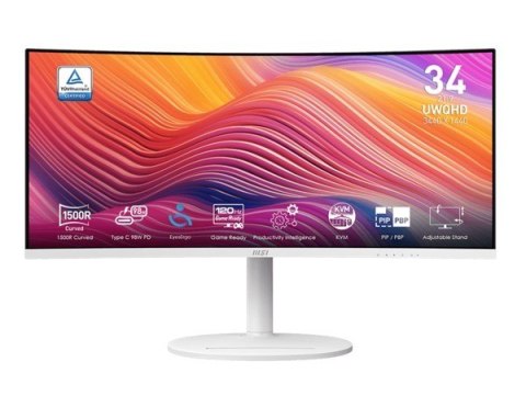 Monitor Modern MD342CQPW 34 cale/LED/UWQHD/Curved/120Hz/czarny Monitor Modern MD342CQPW 34 cale/LED/UWQHD/Curved/120Hz/czarny