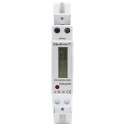 Jednofazowy elektroniczny licznik | miernik zużycia energii na szynę DIN | 230V | 30A | LCD | 1P