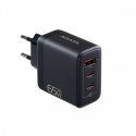 Ładowarka 65W GaN USB 2xUSBC 1xUSBA PD QC