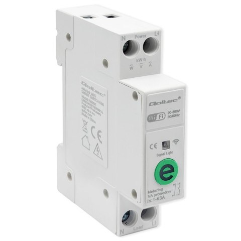 Przekaźnik 63A na szynę DIN z licznikiem energii elektrycznej | eWeLink od Sonoff | Wi-Fi | Dioda LED Przekaźnik 63A na szynę DIN z licznikiem energii elektrycznej | eWeLink od Sonoff | Wi-Fi | Dioda LED