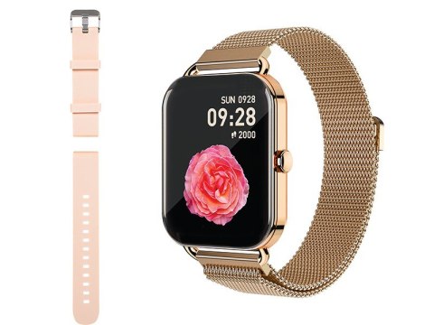 Smartwatch X16 Bluetooth różowy Smartwatch X16 Bluetooth różowy