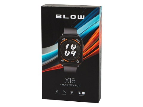 Smartwatch X18 Bluetooth czarny Smartwatch X18 Bluetooth czarny