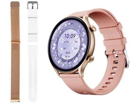 Smartwatch X19 Bluetooth różowy Smartwatch X19 Bluetooth różowy