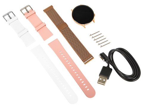 Smartwatch X19 Bluetooth różowy Smartwatch X19 Bluetooth różowy