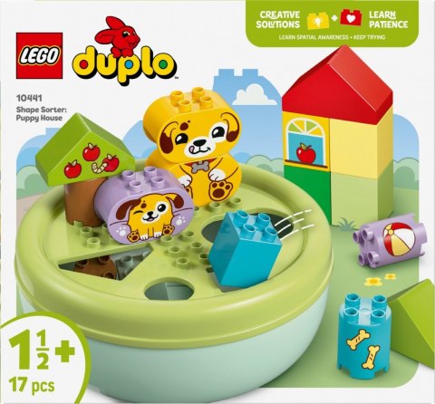Klocki DUPLO 10441 Sorter kształtów: dom szczeniaczków Klocki DUPLO 10441 Sorter kształtów: dom szczeniaczków