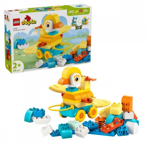 Klocki DUPLO 10448 3 w 1 Zwierzątka na kółkach Klocki DUPLO 10448 3 w 1 Zwierzątka na kółkach