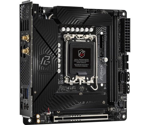 Płyta główna B760I LIGHTNING WIFI s1700 2DDR5 mITX DP/HDMI Płyta główna B760I LIGHTNING WIFI s1700 2DDR5 mITX DP/HDMI