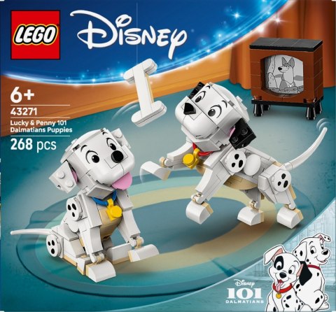 Klocki Disney 43271 101 dalmatyńczyków - Szczeniaczki Szczęściarz i Penny Klocki Disney 43271 101 dalmatyńczyków - Szczeniaczki Szczęściarz i Penny