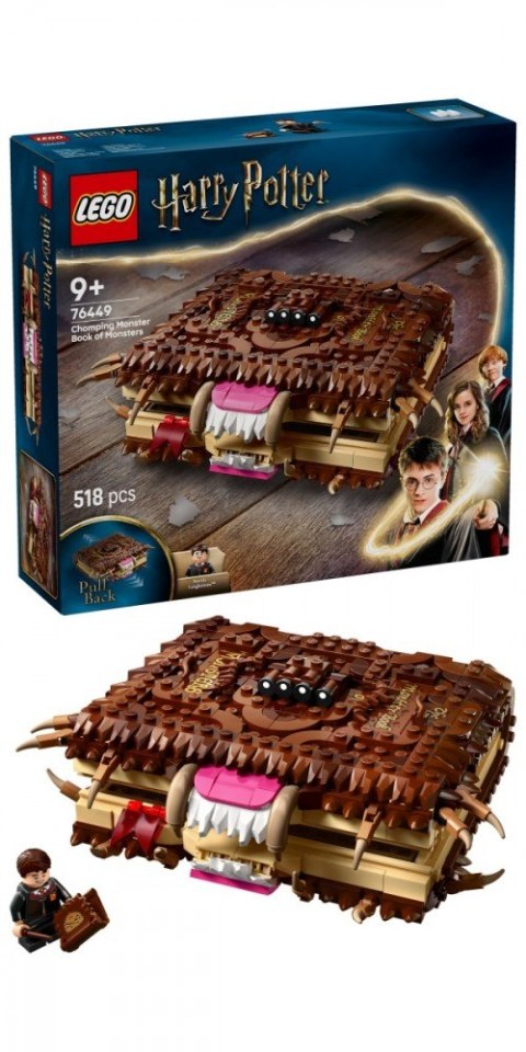 Klocki Harry Potter 76449 Potworna księga potworów z zębami Klocki Harry Potter 76449 Potworna księga potworów z zębami