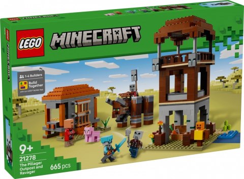 Klocki Minecraft 21278 Kryjówka rozbójników i dewastatorów Klocki Minecraft 21278 Kryjówka rozbójników i dewastatorów
