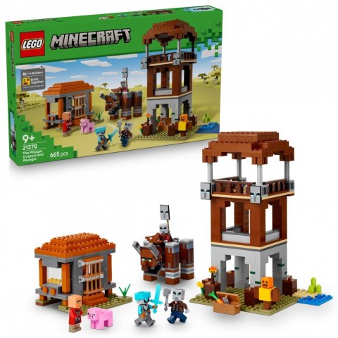 Klocki Minecraft 21278 Kryjówka rozbójników i dewastatorów Klocki Minecraft 21278 Kryjówka rozbójników i dewastatorów