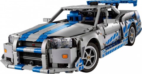 Klocki Technic 42210 Samochód Nissan Skyline GT-R (R34) z filmu Za szybcy, za wściekli Klocki Technic 42210 Samochód Nissan Skyline GT-R (R34) z filmu Za szybcy, za wściekli