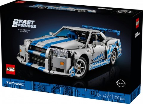 Klocki Technic 42210 Samochód Nissan Skyline GT-R (R34) z filmu Za szybcy, za wściekli Klocki Technic 42210 Samochód Nissan Skyline GT-R (R34) z filmu Za szybcy, za wściekli