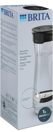 Karafka filtrująca 1.3l fill&serve czarna Karafka filtrująca 1.3l fill&serve czarna