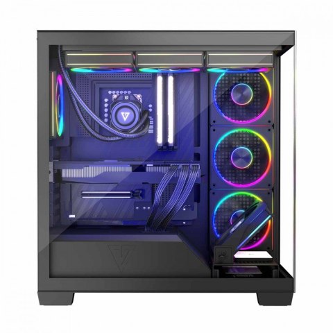 Obudowa PC STELLAR 8F ARGB 10 Czarna Obudowa PC STELLAR 8F ARGB 10 Czarna
