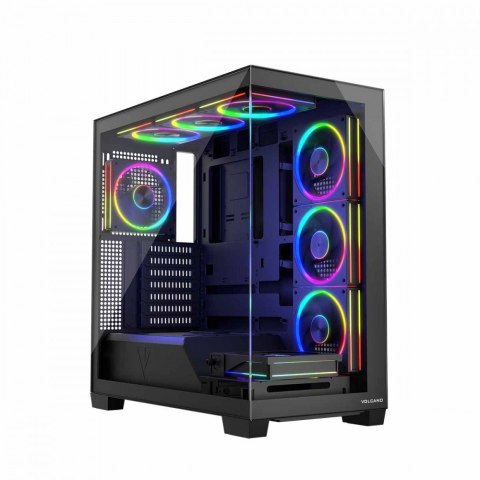 Obudowa PC STELLAR 8F ARGB 10 Czarna Obudowa PC STELLAR 8F ARGB 10 Czarna
