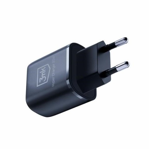Ładowarka sieciowa 20W 1xUSB-C +USB-A PD QC bez kabla Czarna Ładowarka sieciowa 20W 1xUSB-C +USB-A PD QC bez kabla Czarna