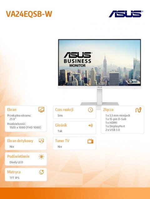 Monitor 23,8 cali VA24EQSB-W Monitor 23,8 cali VA24EQSB-W