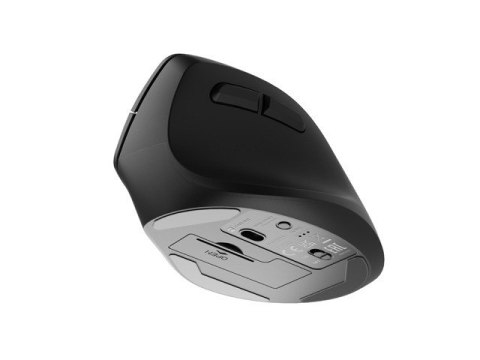 Mysz bezprzewodowa wertykalna Crake 2 2400 DPI Bluetooth 5.2 + 2.4GHz Czarna Mysz bezprzewodowa wertykalna Crake 2 2400 DPI Bluetooth 5.2 + 2.4GHz Czarna