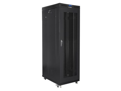Szafa instalacyjna rack stojąca 19 cali 37U 800x1000 czarna drzwi perforowane LCD ( Flat pack) Szafa instalacyjna rack stojąca 19 cali 37U 800x1000 czarna drzwi perforowane LCD ( Flat pack)