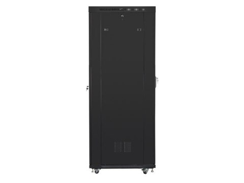 Szafa instalacyjna rack stojąca 19 cali 37U 800x1000 czarna drzwi perforowane LCD ( Flat pack) Szafa instalacyjna rack stojąca 19 cali 37U 800x1000 czarna drzwi perforowane LCD ( Flat pack)