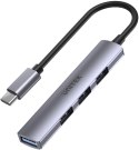 Adapter Unitek H1208B Hub USB-C 1*USB-A 5Gbps, 3*USB-A 2.0 Adapter Unitek H1208B Hub USB-C 1*USB-A 5Gbps, 3*USB-A 2.0