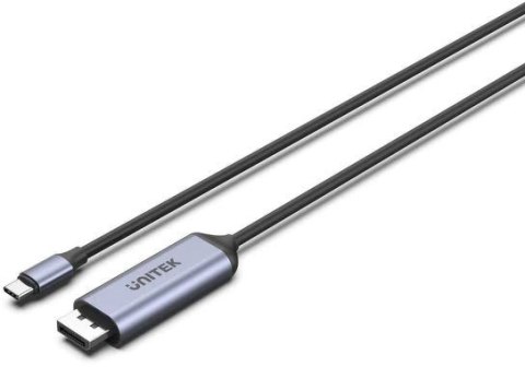 Unitek Adapter USB-C na DP 1.4 8K@60Hz kabel 1,8m Unitek Adapter USB-C na DP 1.4 8K@60Hz kabel 1,8m