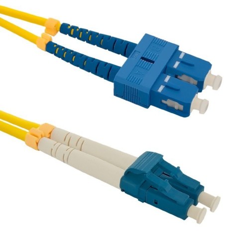 Patchcord światłowodowy SC/UPC-LC/UPC | SM | 9/125 | G652D | 1m Patchcord światłowodowy SC/UPC-LC/UPC | SM | 9/125 | G652D | 1m