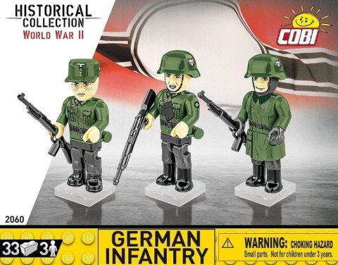 Klocki Niemiecka piechota - Zestaw 3 figurek Klocki Niemiecka piechota - Zestaw 3 figurek