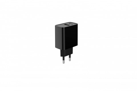 Ładowarka PowerDelivery USB-A USB-C 20W Czarna Ładowarka PowerDelivery USB-A USB-C 20W Czarna