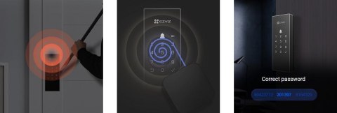 Inteligentny zamek cyfrowy Ezviz DL03 czarny Inteligentny zamek cyfrowy Ezviz DL03 czarny