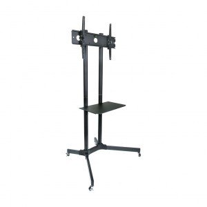 Stolik na kółkach + uchwyt do TBV 30-65" 60KG S-08A Stolik na kółkach + uchwyt do TBV 30-65" 60KG S-08A