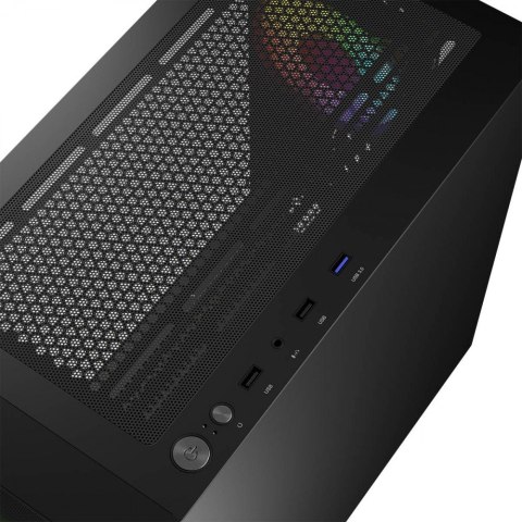 Obudowa Komputerowa Logic Portos ARGB Mini USB 3.0 Czarna Obudowa Komputerowa Logic Portos ARGB Mini USB 3.0 Czarna