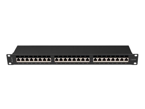 Patchpanel 24 port 1U KAT6A EK. PPSA-1024-B Czarny Patchpanel 24 port 1U KAT6A EK. PPSA-1024-B Czarny