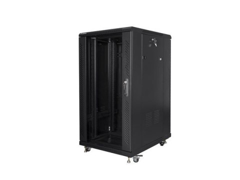 Szafa stojąca 19cali 22U 600X800mm czarna Szafa stojąca 19cali 22U 600X800mm czarna