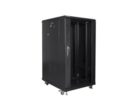 Szafa stojąca 19cali 22U 600X800mm czarna Szafa stojąca 19cali 22U 600X800mm czarna