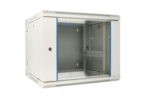 Szafka wisząca rack 12U 600x600 szara dwusekcyjna Szafka wisząca rack 12U 600x600 szara dwusekcyjna