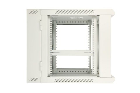 Szafka wisząca rack 12U 600x600 szara dwusekcyjna Szafka wisząca rack 12U 600x600 szara dwusekcyjna