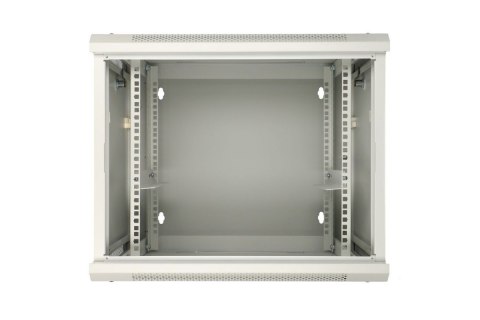 Szafka wisząca rack 12U 600x600 szara dwusekcyjna Szafka wisząca rack 12U 600x600 szara dwusekcyjna