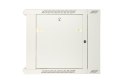 Szafka wisząca rack 12U 600x600 szara dwusekcyjna