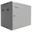 Szafka wisząca rack 9U 600x450 szara metalowe drzwi