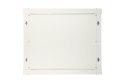 Szafka wisząca rack 9U 600x450 szara metalowe drzwi
